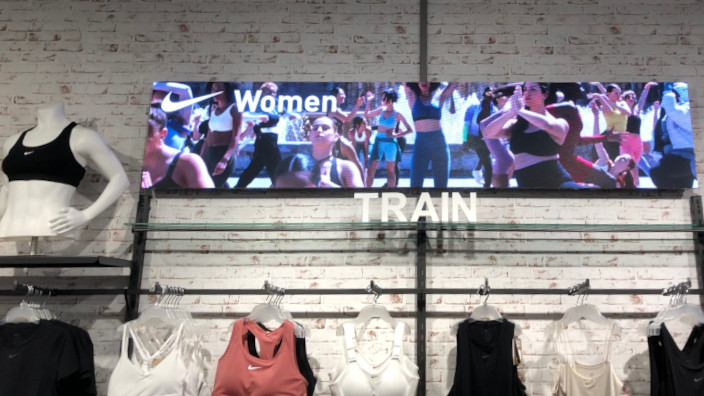 LED-Panels als Banner Beispiel