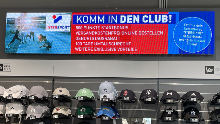 LED-Panels als Banner Beispiel