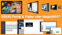 Screenshots Abspielsoftware DSX4U und MagicINFO™